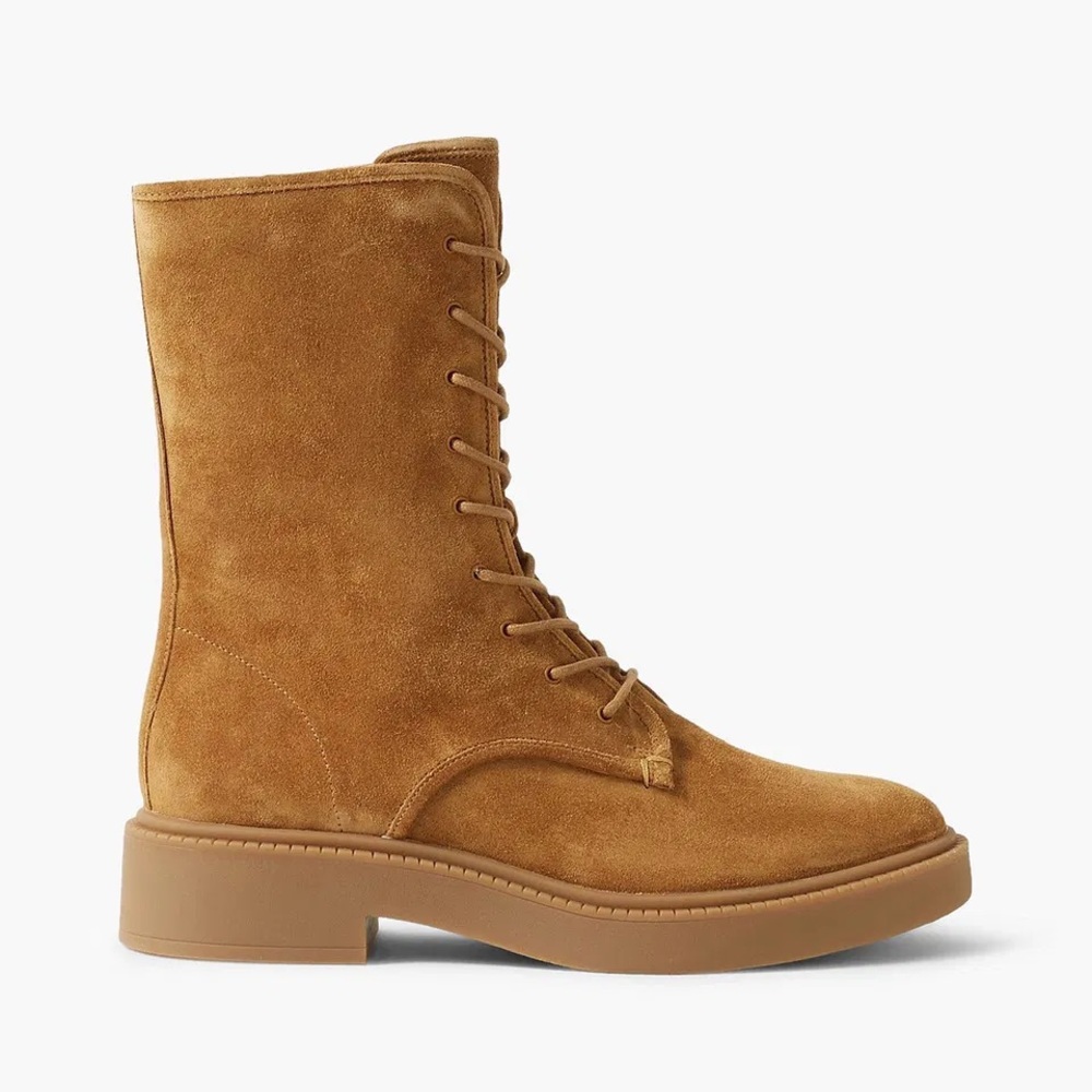 Vince Kady Suede Boots Women’s 6.5 in Chestnut Brown
